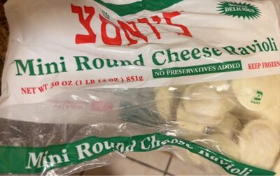 Mini Round Cheese Ravioli, Cheese
