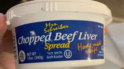 Chopped Beef Liver Spread, Beef