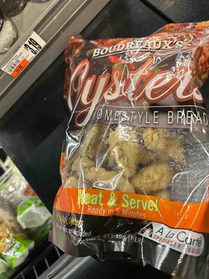 Buffalo-Style Oysters Homestyle Breaded, Buffalo-Style Oysters