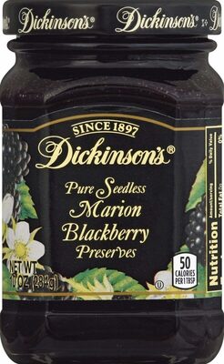 Pure Seedless Marion Blackberry Preserves, Marion Blackberry
