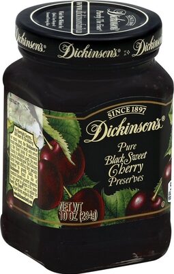 Dickinson's, Pure Black Sweet Cherry Preserves