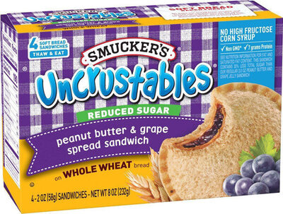 Peanut Butter & Grape Spread Sandwiches, Peanut Butter & Grape Spread