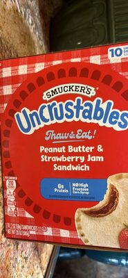 Peanut Butter & Strawberry Jam Sandwiches, Peanut Butter & Strawberry