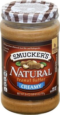 Creamy Natural Peanut Butter, Creamy
