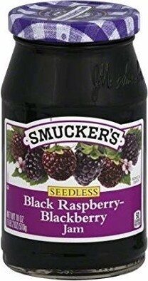 Seedless Black Raspberry Blackberry Jam, Black Raspberry Blackberry