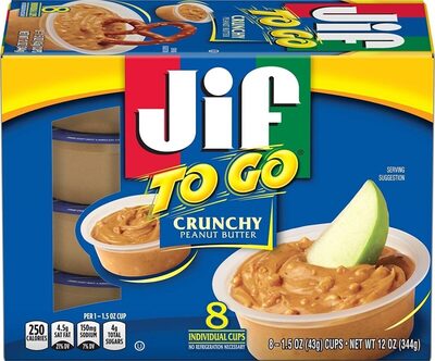 Jif, To Go, Crunchy Peanut Butter