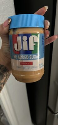 Creamy No Added Sugar Peanut Butter Spread, Creamy