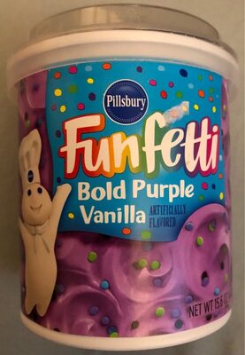 Bold Purple Vanilla Flavored Frosting, Bold Purple Vanilla