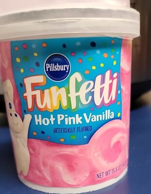 Hot Pink Vanilla Flavored Frosting, Hot Pink Vanilla