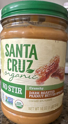 Crunchy Dark Roasted No Stir Peanut Butter Spread, Crunchy Dark Roasted