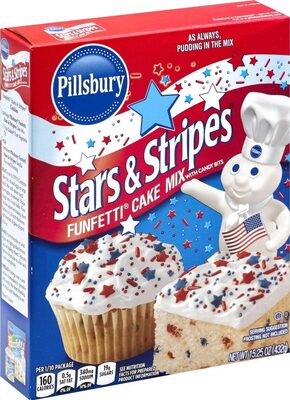 Funfetti, Cake Mix With Candy Bits, Candy Bits