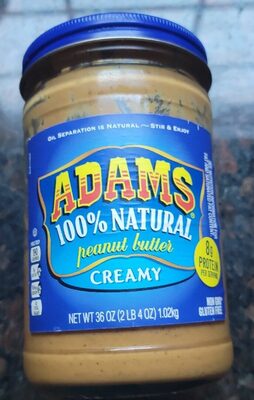 Creamy Natural Peanut Butter, Peanut Butter