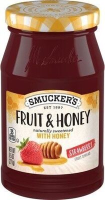 Strawberry Fruit Spread With Honey, Strawberry With Honey