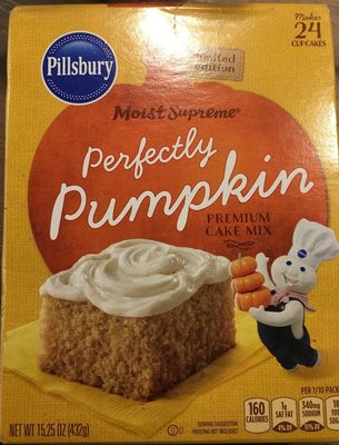 Pillsbury, Moist Supreme, Premium Cake Mix, Perfectly Pumpkin, Perfectly Pumpkin