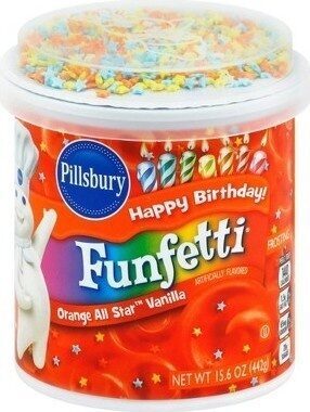 Orange All Star Vanilla Flavored Frosting, Orange All Star Vanilla