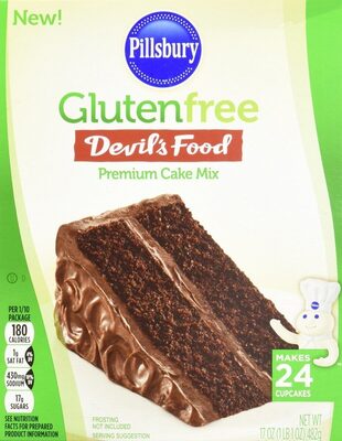 Devil's Food Gluten Free Premium Cake Mix, Devil's Food