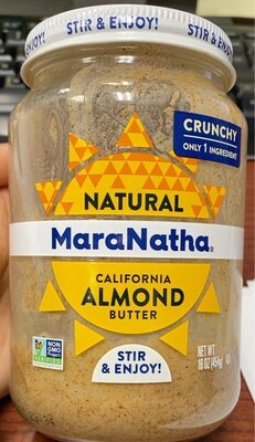Crunchy Almond Butter, Crunchy