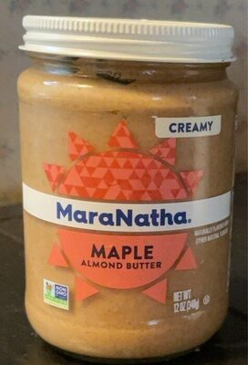 Creamy Natural Raw Maple Almond Butter