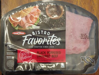 Black Peppered Uncured Beef, Black Peppered Uncured