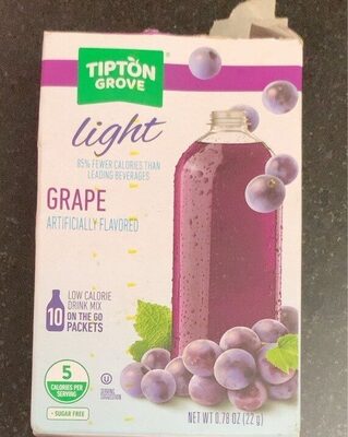 Grape Light Low Calorie Drink Mix, Grape