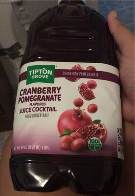 100% Cranberry Pomegranate Flavored Juice Blend With 3 Other Juices From Concentrate, Cranberry Pomegranate