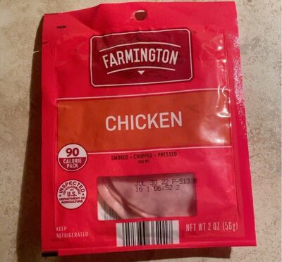 Smoked, Chopped, Pressed Chicken, Chicken