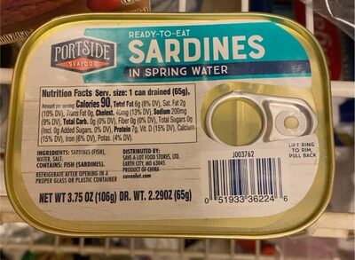 Ready-To-Eat Sardines In Spring Water