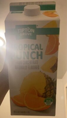 Tropical Punch Flavored From Concentrate, Tropical Punch