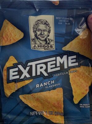 Ranch Flavored Extreme Tortilla Chips, Ranch