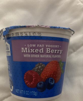 Mixed Berry Low Fat Yogurt, Mixed Berry