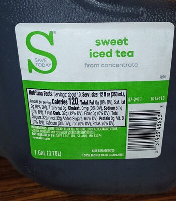 Sweet Iced Tea, Sweet