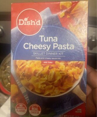 Tuna Cheesy Pasta And Cheesy Sauce Mix Skillet Dinner Kit, Tuna Cheesy Pasta