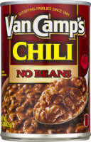 Van Camp's Chili, No Beans, 25g Protein Per Serving, Canned Beans, 15 oz. Can
