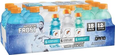 Gatorade Frost Thirst Quencher, 12 Fl Oz, 18 Count, Cherry
