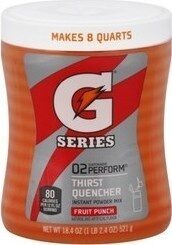 Gatorade Powder Fruit Punch 18.30Z