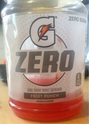 Fruit Punch Flavored Zero Sugar Thirst Quencher, Fruit Punch
