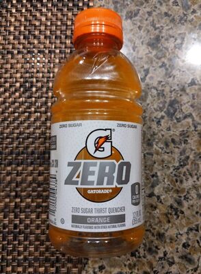 Orange Flavored Zero Sugar Thirst Quencher, Orange