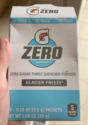 Glacier Freeze Zero Sugar Thirst Quencher Powder, Glacier Freeze