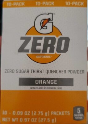 Orange Zero Sugar Thirst Quencher Powder, Orange