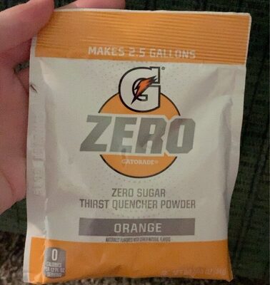 Orange Flavored Zero Sugar Thirst Quencher Powder, Orange