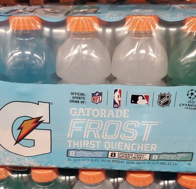 Gatorade Frost Thirst Quencher, 20 Fl Oz, 24 Count, Cherry