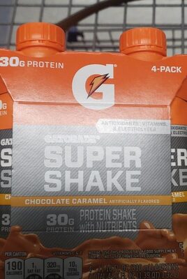 Protein 30 G Super Protein Shake, Chocolate Caramel, Chocolate Caramel
