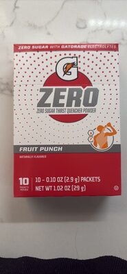 Fruit Punch Zero Sugar Thirst Quencher Powder, Fruit Punch