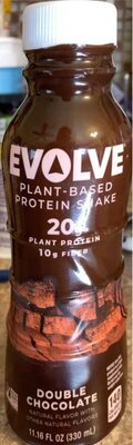 Plant-Based Protein 20G Shake, Double Chocolate, Double Chocolate