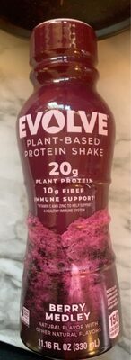 Plant-Based 20G Protein Shake, Berry Medley, Berry Medley