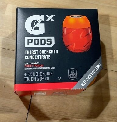 Fruit Punch Thirst Quencher Concentrate Pods, Fruit Punch