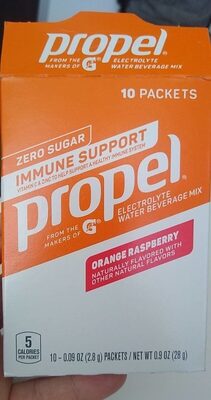 Orange Raspberry Electrolyte Water Beverage Mix, Orange Raspberry