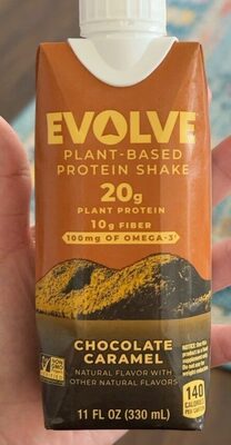 Plant-Based Protein Shake, Chocolate Caramel, Chocolate Caramel