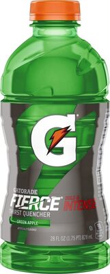 Gatarode Fierce Green Apple Thirst Quencher 28 Fluid Ounce Bottle