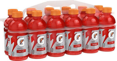 Gatorade Fruit Punch Thirst Quencher (12   - 12FlOz) 144 Fluid Ounces 12Pk Plastic Bottles